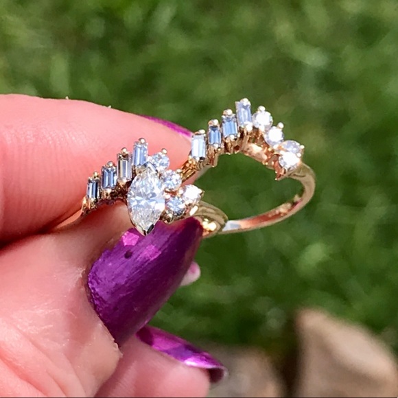 ❌❌❌SOLD❌❌❌DIAMONDS IN 14 KT GOLD RING - Picture 9 of 16